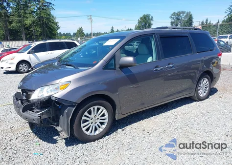 2014 Toyota Sienna Xle V6 8 Passenger from USA, damaged, VIN 5TDYK3DCXES498201